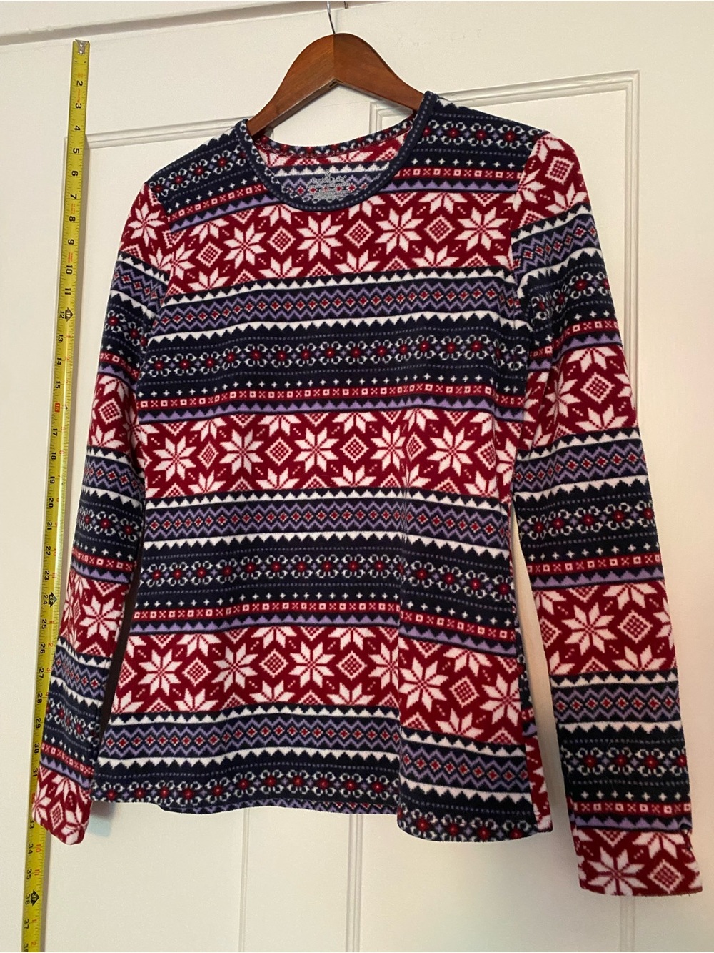 CuddlDuds Holiday Fleece Shirt